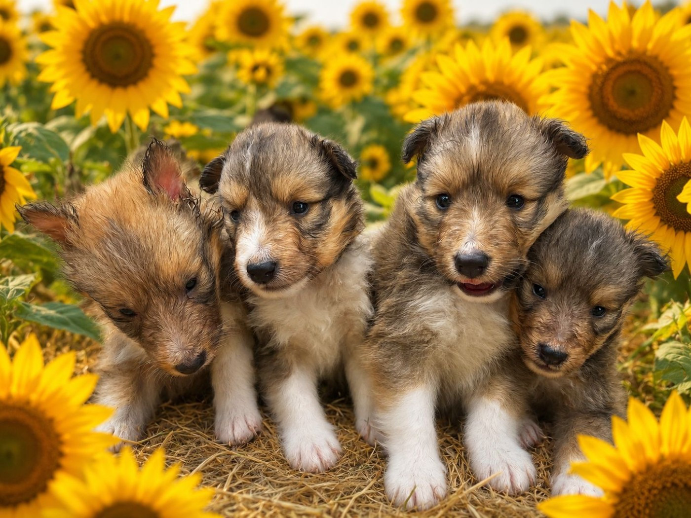Chiot Shetland Sheepdog Des mille eclats des tournesol
